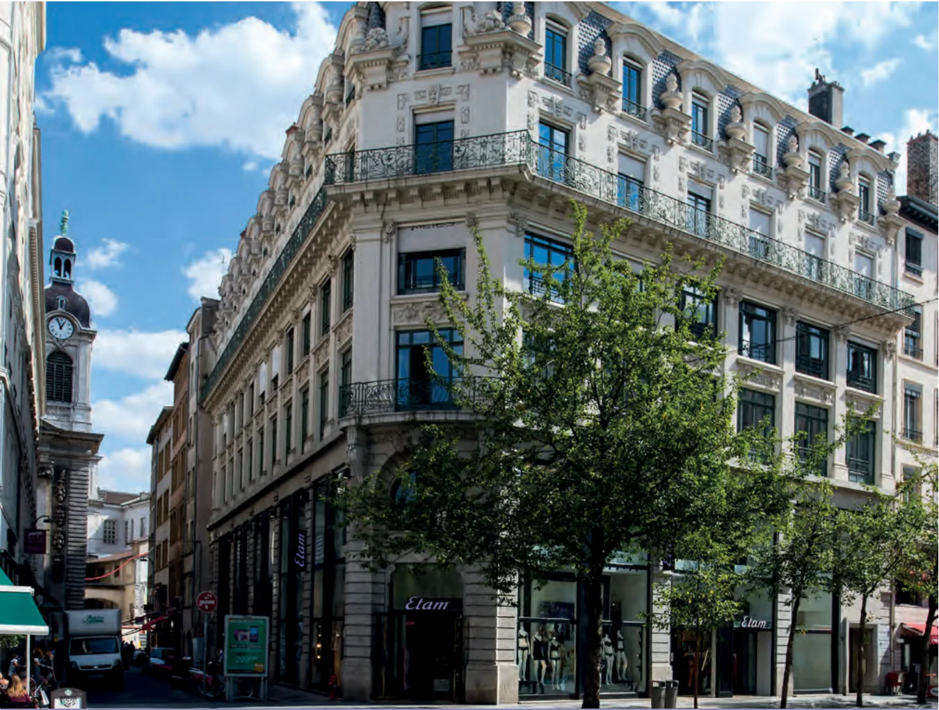 Immeuble haussmannien à Lyon, actif commerce Immorente